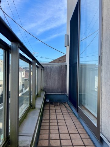 東玉川戸建のバルコニー