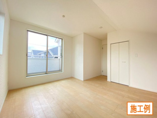 【内観：施工例】 | 寒川町一之宮　新築分譲住宅　全1棟  | 同施工会社施工例（洋室）