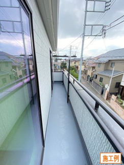 【内観：施工例】 | 寒川町一之宮　新築分譲住宅　全1棟  | 同施工会社施工例（バルコニー）