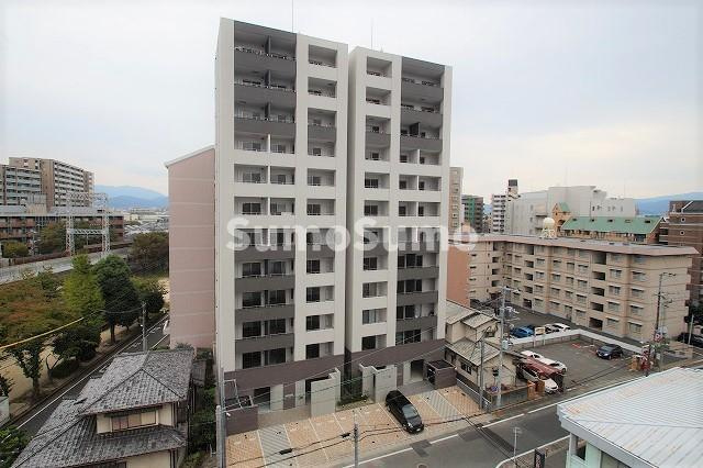 ツインズ大橋Ａ館の外観|おしゃれな外観です