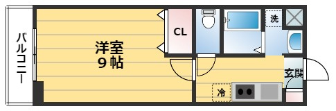 メイプルリーフ嵯峨野の間取り