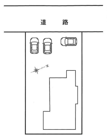 【区画図】 | 加須市鴻茎　中古戸建　