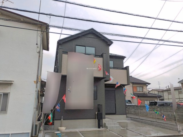 ふじみ野市新駒林２丁目の新築一戸建の外観|スーパー徒歩3分、ドラッグストア徒歩4分と生活利便性の高い立地。
小学校も徒歩2分で通学も安心です。