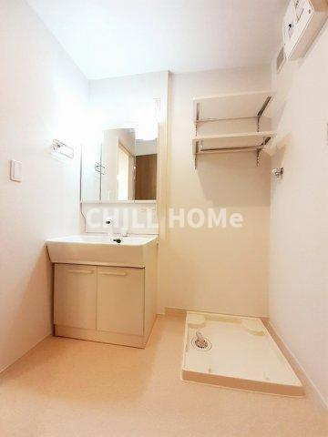 レジデンス　フジ　Ｂの洗面所|当社、チルホームのHPもご覧ください(^^)/物件情報多数♪