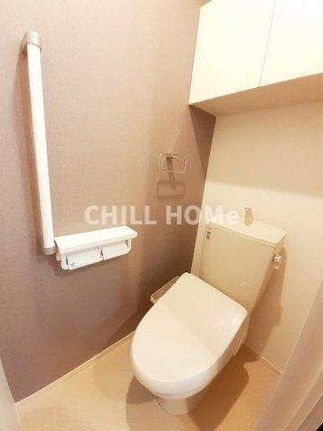 レジデンス　フジ　Ｂのトイレ|当社、チルホームのHPもご覧ください(^^)/物件情報多数♪