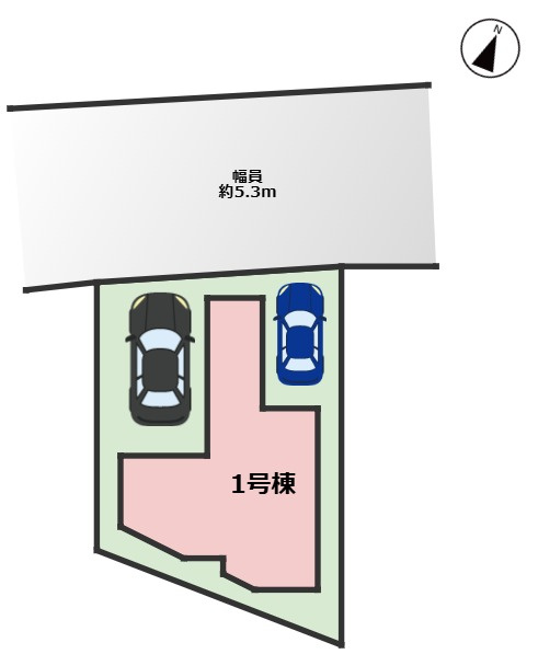 KEIAI GRACE瑞穂区中根町1期｜名古屋市の戸建ならホームアップの区画図