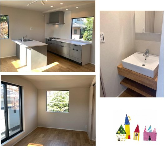 【内装】 | 作業スペースが広く、お料理が楽しくなるアイランドキッチンが魅力的☆
まずは１度見にいらしてみませんか♪