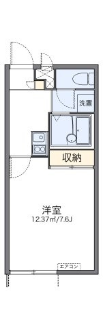 【間取り】 | レオパレス北三国丘 | 代表的な間取のため実際の間取とは異なる場合があります