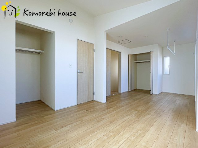 上尾市原市　15期　新築一戸建て　ブルーミングガーデン　01の寝室|26.8.8撮影済み