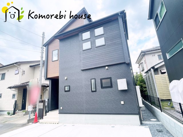 上尾市原市　15期　新築一戸建て　ブルーミングガーデン　01の外観|26.8.8撮影済み