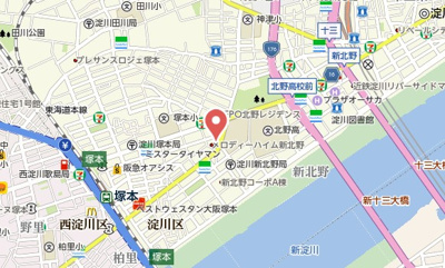【地図】 | Live Flat塚本新北野