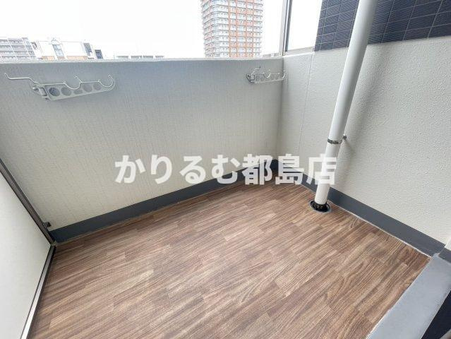サンヴィラ都島北通のバルコニー