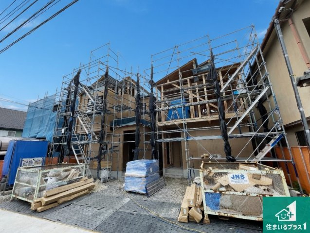草津市木川町　第4期　新築一戸建ての外観|現在建築中！落ち着いた街並みで新生活を始めることが出来そう！周辺の物件も併せてご紹介させて頂きます！
