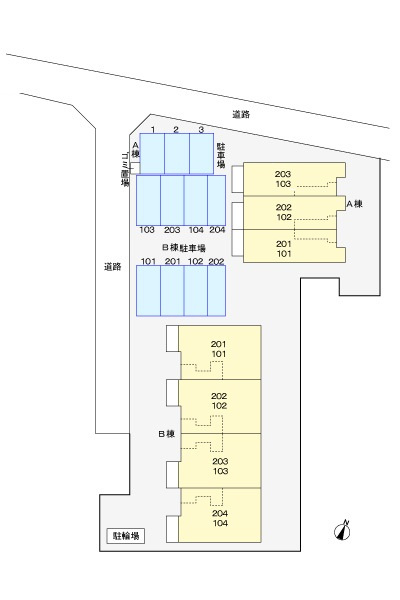 ベルセレーノAの地図