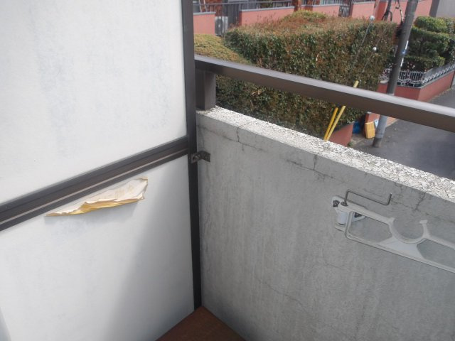 杉並区阿佐谷南２丁目の賃貸マンションのバルコニー