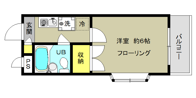 杉並区阿佐谷南２丁目の賃貸マンションの間取り