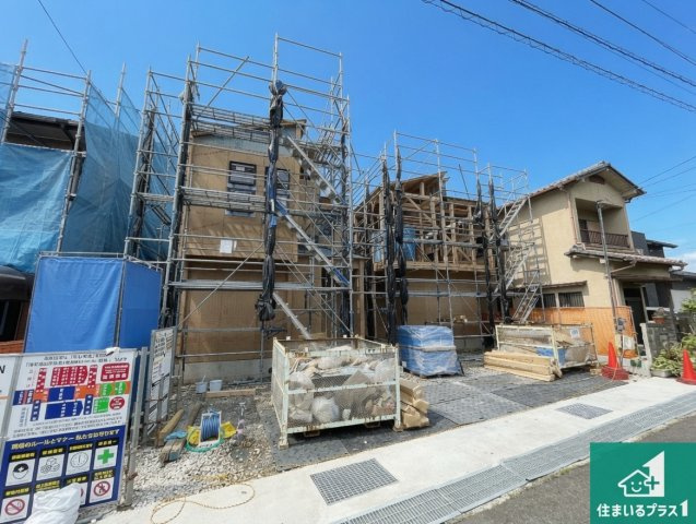 草津市木川町　第4期　新築一戸建ての外観|現在の進捗状況です！順調に作業進行中、完成が待ち遠しいです！詳細の間取り等、お気軽にお問い合わせください！