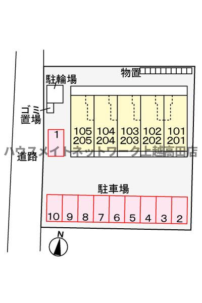 セレーノ　カーサⅡの駐車場|駐車場