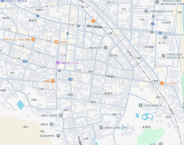 ★綾部市本町　第2期　新築一戸建ての地図