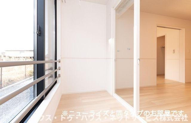 仮）古ケ崎２丁目アパートＡのバルコニー