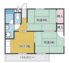 明神マンション3号の間取り