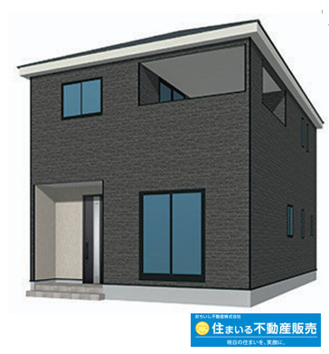 古賀市天神第８　1号棟の外観パース