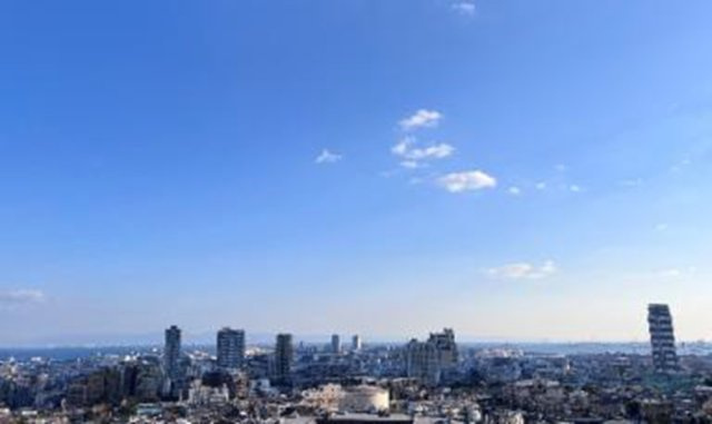 パラッシオ岡本の展望|8階から望む、開放的なパノラマ眺望