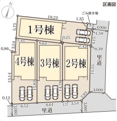 リーブルガーデン茨木市島3期の区画図