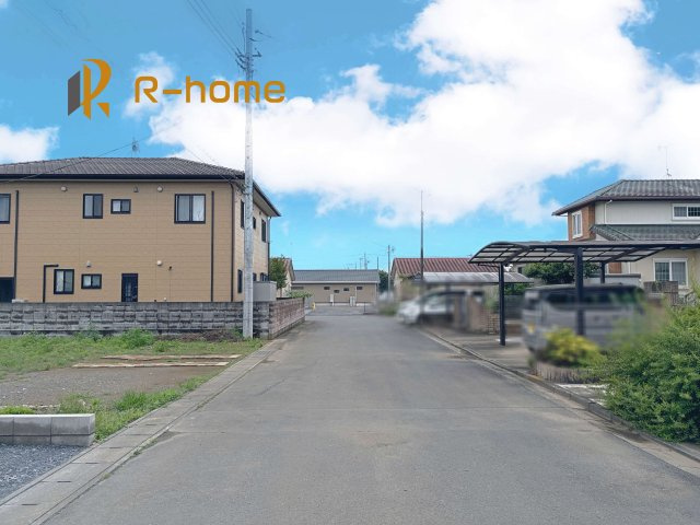 小美玉市羽刈第4　新築戸建て　1号棟の前面道路含む現地写真|堂々！建物完成♪実際のお部屋をご見学可能です♪
ご見学が一番の資料！お気軽にお問い合わせ下さい♪