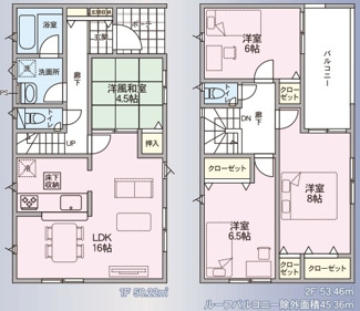 【間取り】 | 【新築戸建て】由利本荘市薬師堂第11 2号棟