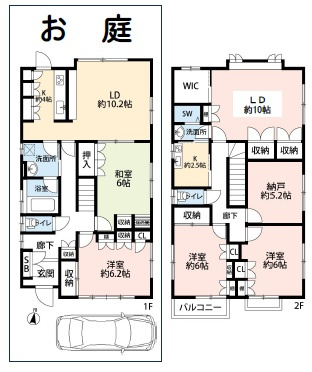 神戸市灘区畑原通1丁目　中古戸建の間取り|平成8年築！
