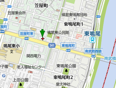 ジークレフ武庫川公園南棟の地図