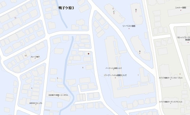 神戸市東灘区鴨子ヶ原3丁目　新築戸建の地図