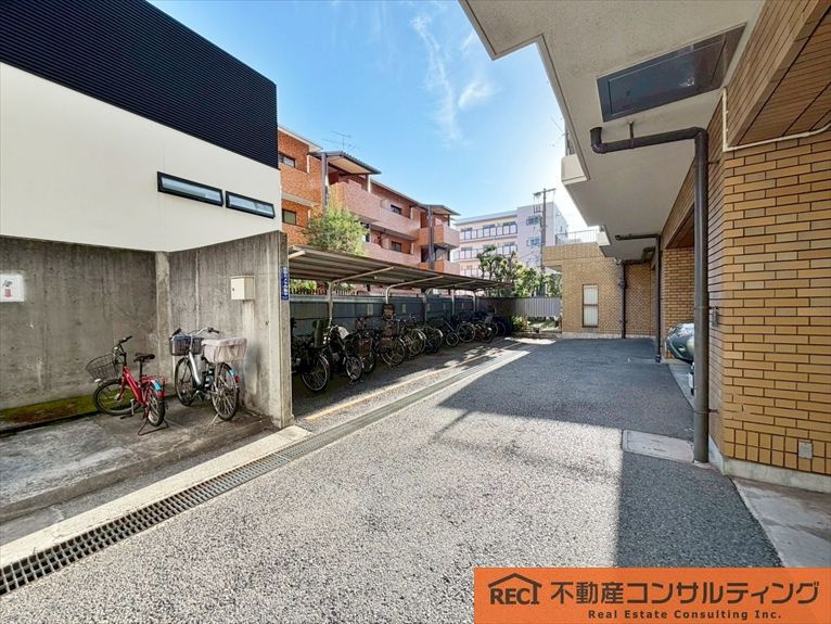 藤和ライブタウン上御影の駐輪場