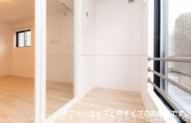 仮）古ケ崎２丁目アパートＡのバルコニー