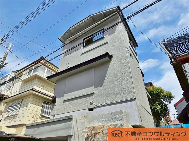 神戸市灘区城の下通3丁目　中古戸建の周辺|外壁塗装・防水・配管工事も実施済み