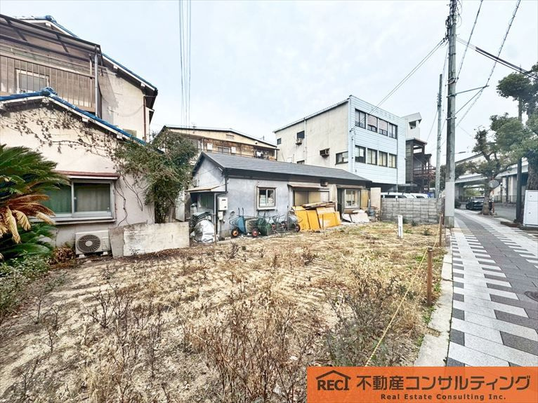 西宮市今津水波町　新築戸建の前面道路含む現地写真