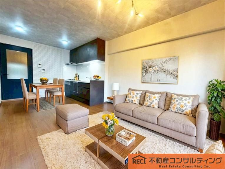 御影プライムハイツの居間・リビング|阪急御影駅徒歩8分