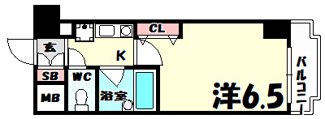 【間取り】 | エスリード三宮フラワーロード