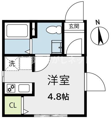 Seasons Residence四谷三丁目の間取り