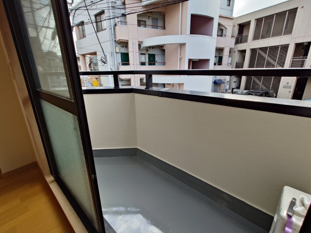 クレールハイツのバルコニー
