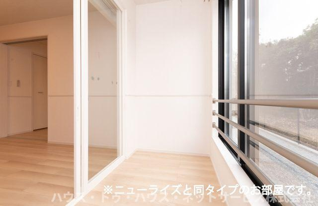 仮）古ケ崎２丁目アパートＡのバルコニー