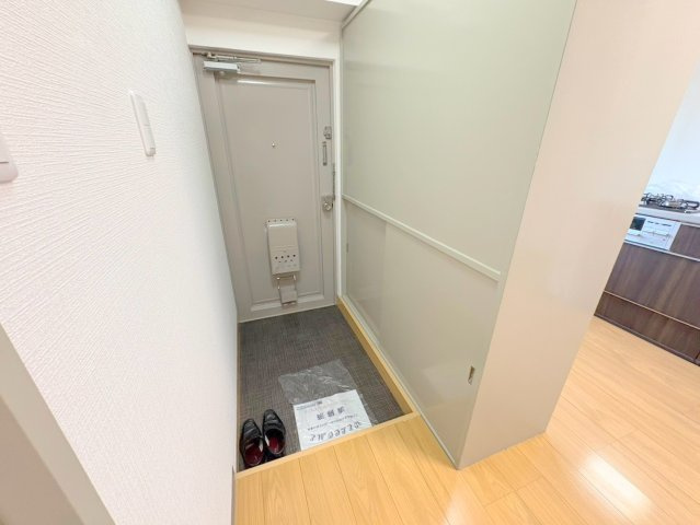 宝旭ハイツの玄関|シンプルで使いやすい玄関です