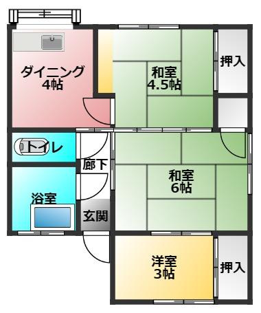 塚本アパートの間取り