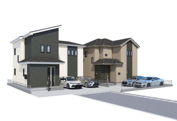 明石市二見町東二見の外観パース