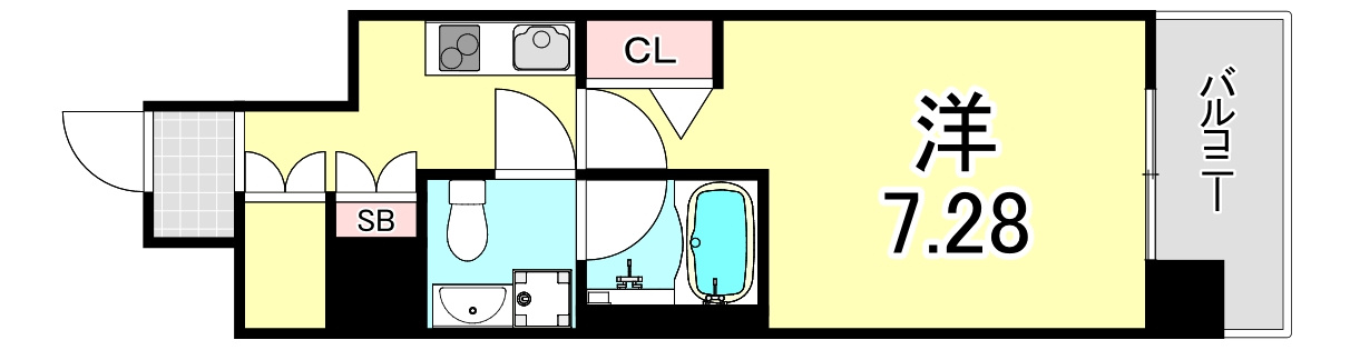 KTG RESIDENCE　芦屋西の間取り
