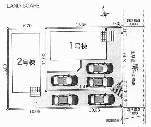 秦野市堀西第24　新築戸建全2棟　1号棟の区画図
