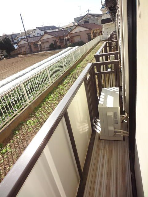 フェニックス小川２号棟のバルコニー