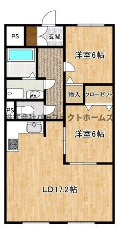 メルベーユ桜丘の間取り