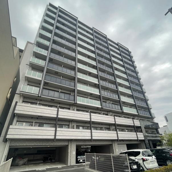 エスリード大阪プライムゲートの外観|おしゃれな外観です